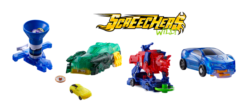Screechers Wild Toy Cars and Launchers