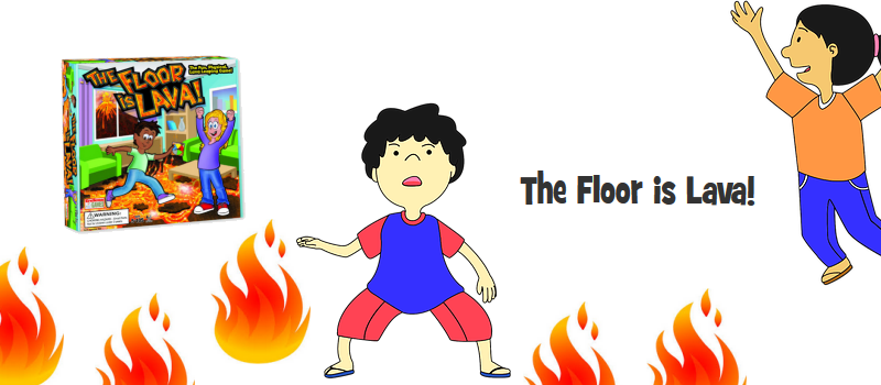 The Floor is Lava- Interactive Board Game for Kids and Adults
