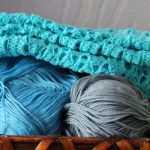 What is knitting yarn made from?