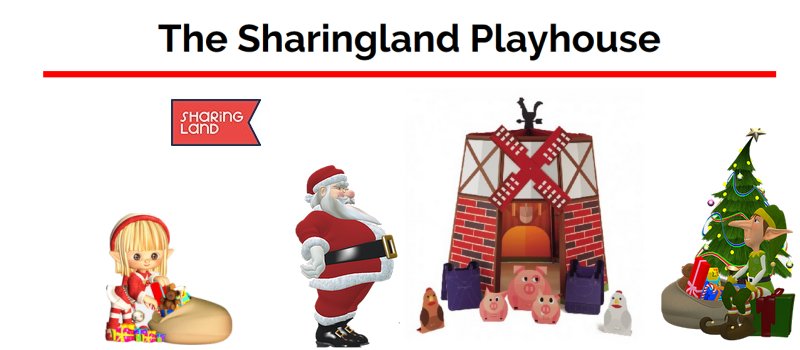 Sharingland Cardboard Windmill Farm playhouse