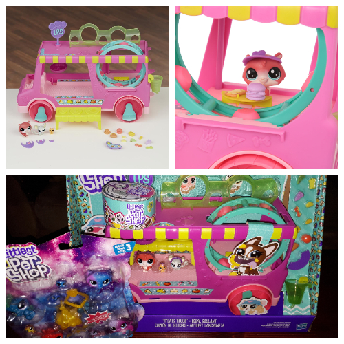 littlest pet shop treats truck playset