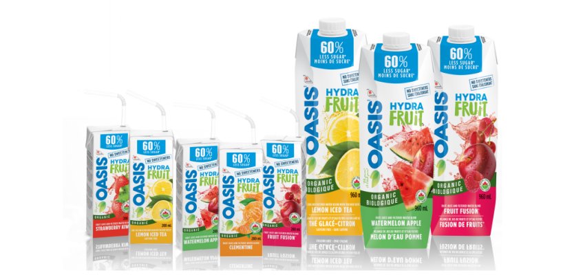 Oasis HydraFruit Organic beverages Giveaway