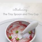 Baby-led weaning with Ezpz tiny cup, spoon and bowl