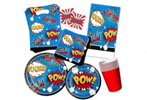 Superhero Party Supplies Set