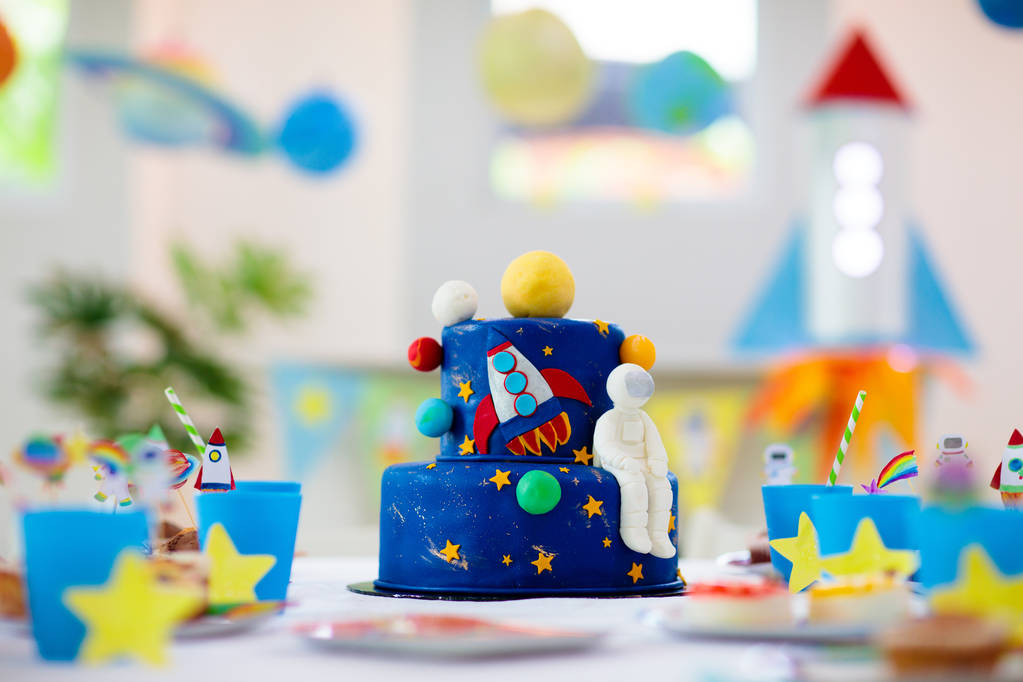 Kids space theme birthday party
