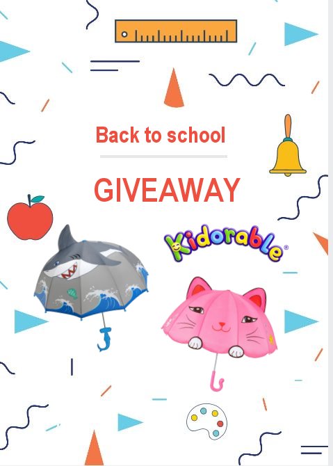 Kidorable Umbrella Giveaway 