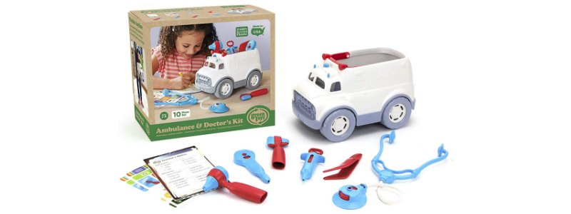 The Green Toys Ambulance & Green Toys Doctor Kit