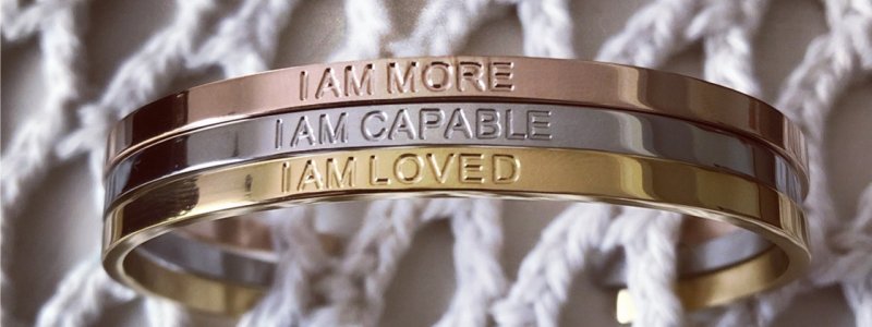 Positive I Am Affirmation Jewelry