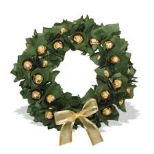 Ferrero Rocher wreath