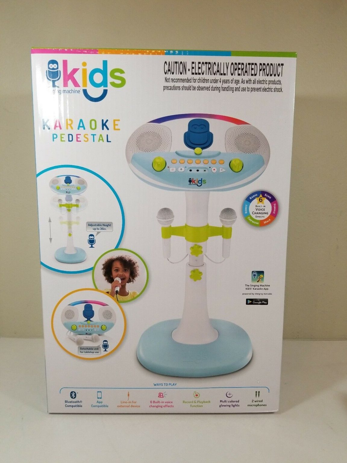 Singing Machine Kid’s Pedestal Karaoke machine