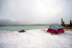 winter camping