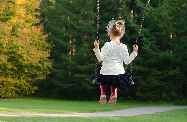 Playing outdoors