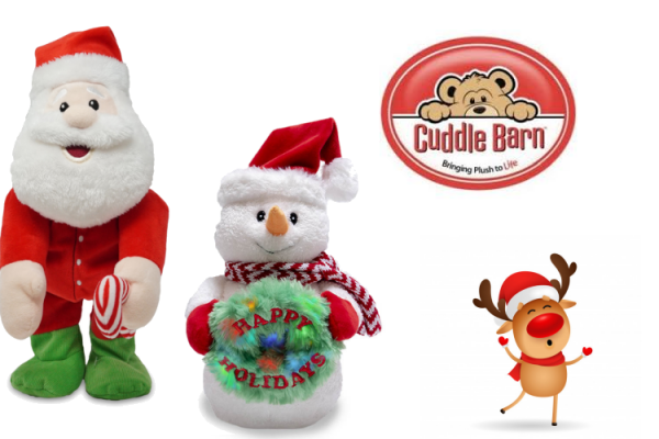 Cuddle Barn Animated Christmas Musical Plush