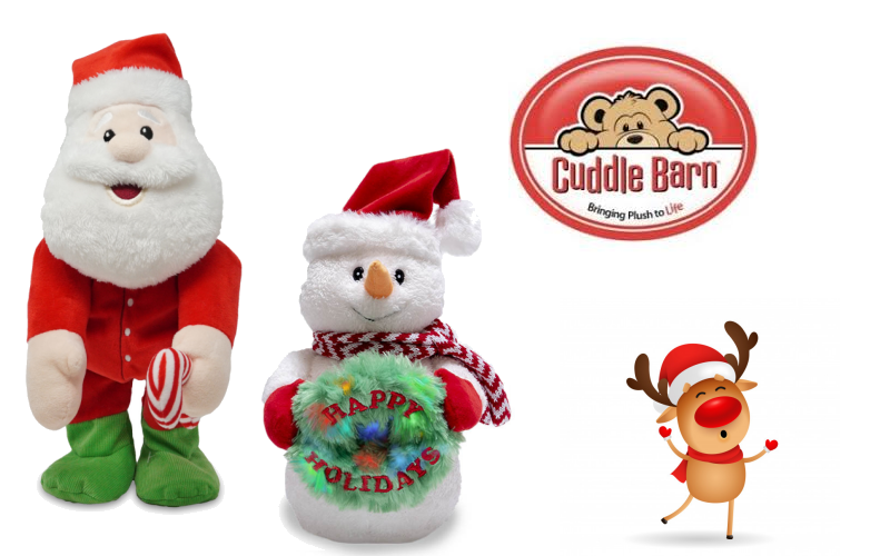 Cuddle Barn Animated Christmas Musical Plush