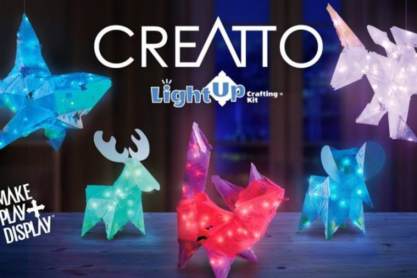 Creatto Starlight Kitty & Cutie Crew Light-Up Craft Puzzle