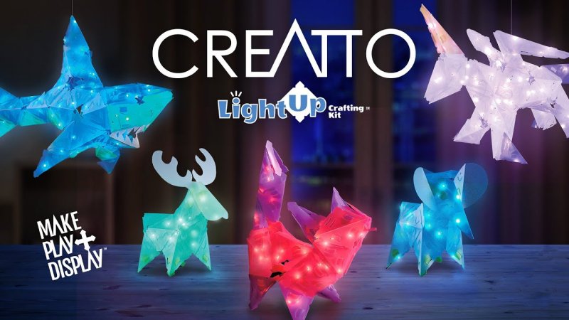Creatto Starlight Kitty & Cutie Crew Light-Up Craft Puzzle