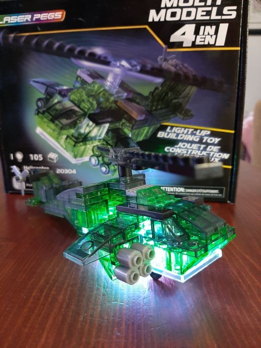 Laser Pegs Helicopter