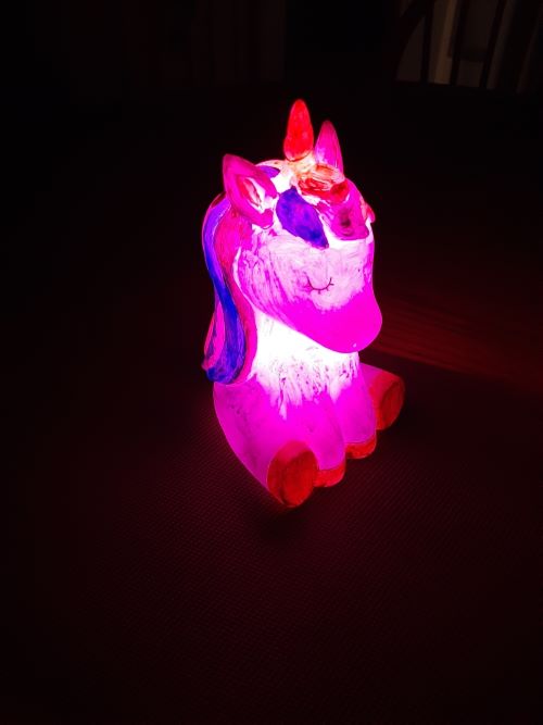 light up unicorn craft