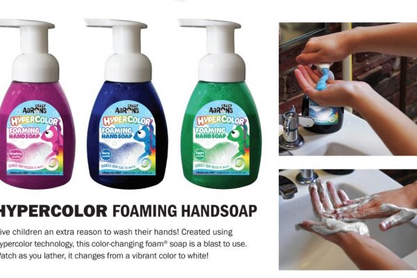 Crazy Aaron’s ‘Clean With Color’ Soap and Hand Sanitizer Line