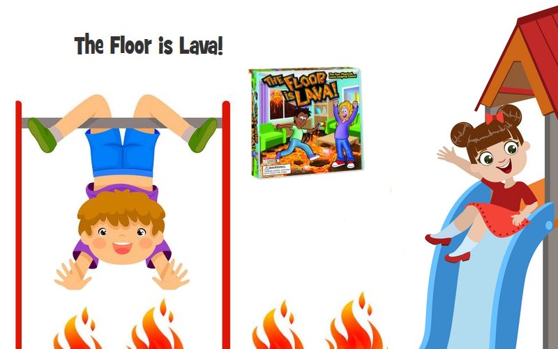 The Floor is Lava- Interactive Board Game for Kids and Adults
