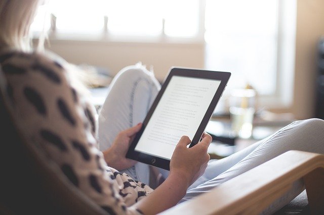 woman reading