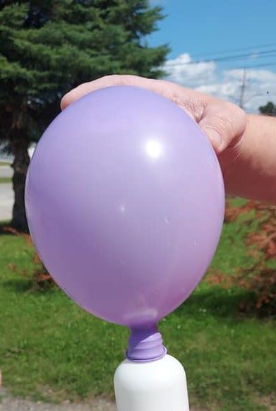 Baking Soda and Vinegar Balloon Experiment