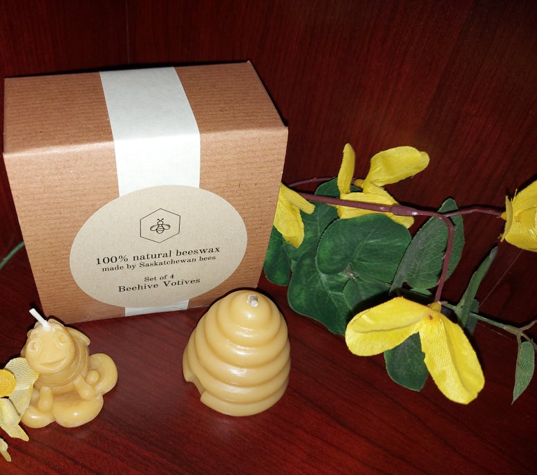 Beeswax Beehive Votive Gift Pack