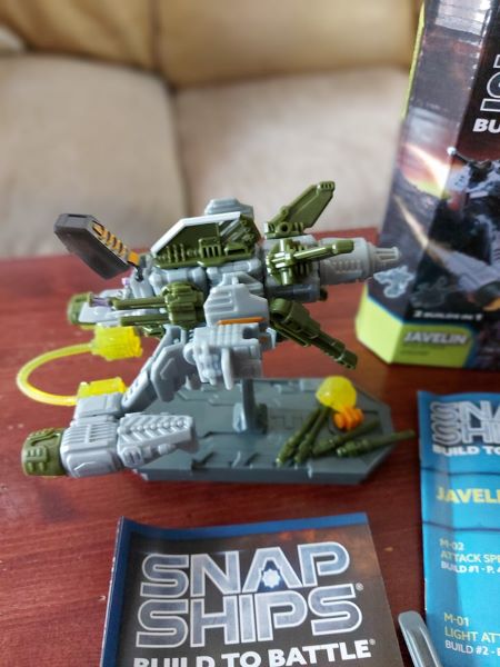 Snap Ships Sabre XF-23 Interceptor -- Construction Toy for Custom Building and Battle Play 