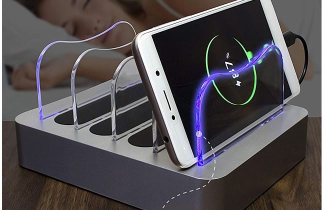 4-Port USB Charging Station