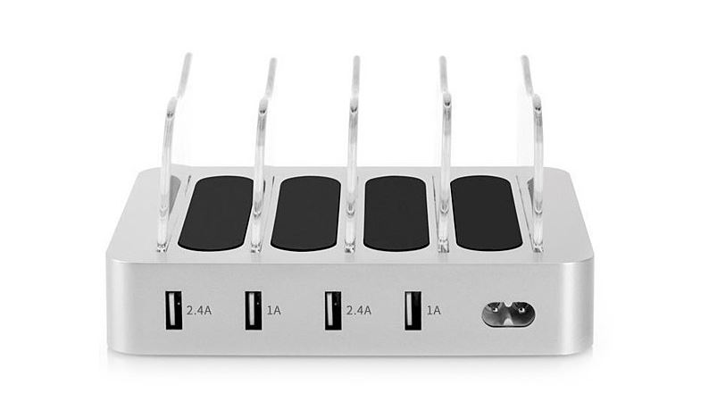 4-Port USB Charging Station