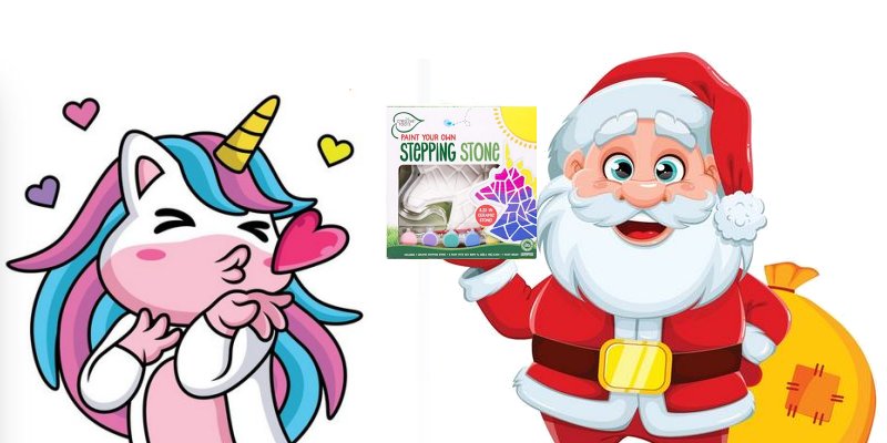 Creative Roots Paint Your Own Mosaic Unicorn stepping stone