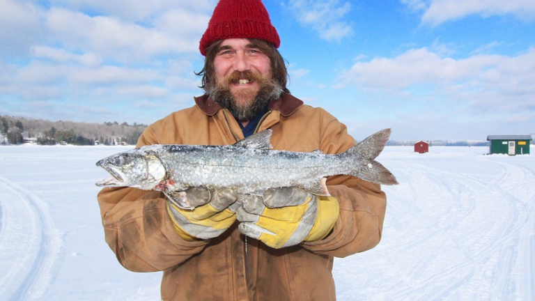 ice fishing