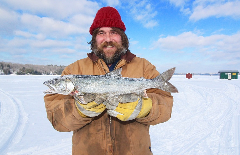 ice fishing