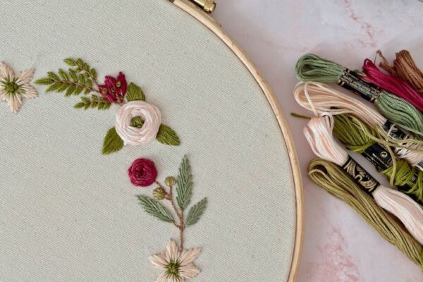 Step by Step Guide on How to French knot Embroidery