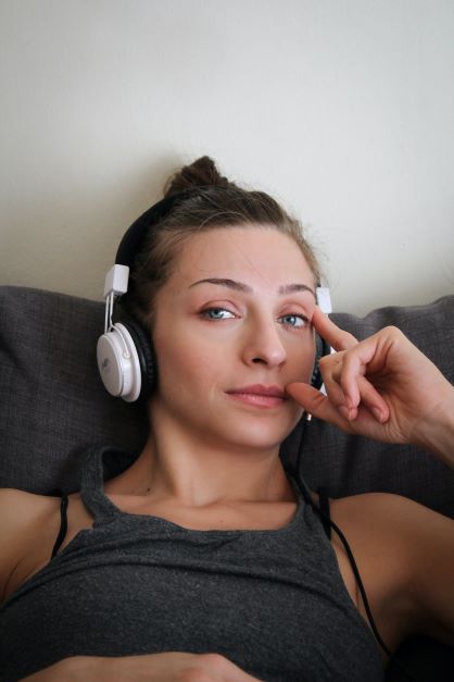 woman relaxing