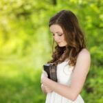 woman at church