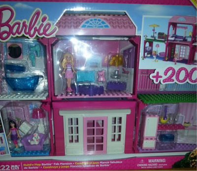 Mega Bloks Barbie Build ‘n Play Fab Mansion