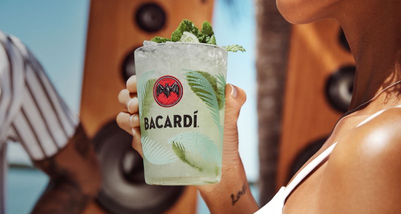 Bacardi Mojito and Bacardi Pina Colada