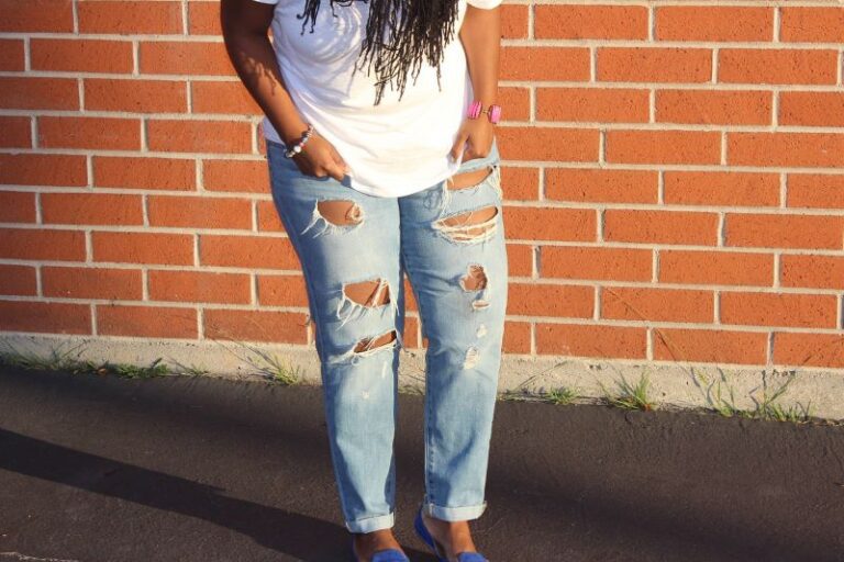 Distressed Jeans
