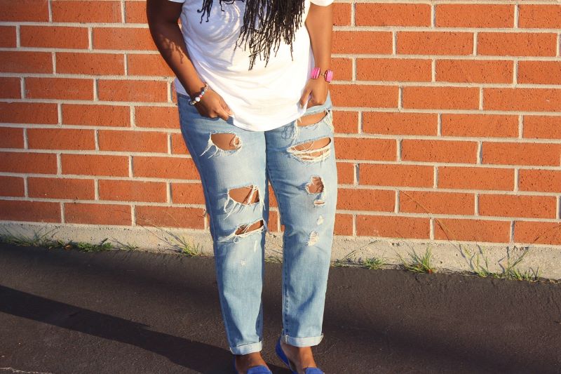 Distressed Jeans