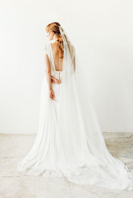 backless wedding dress