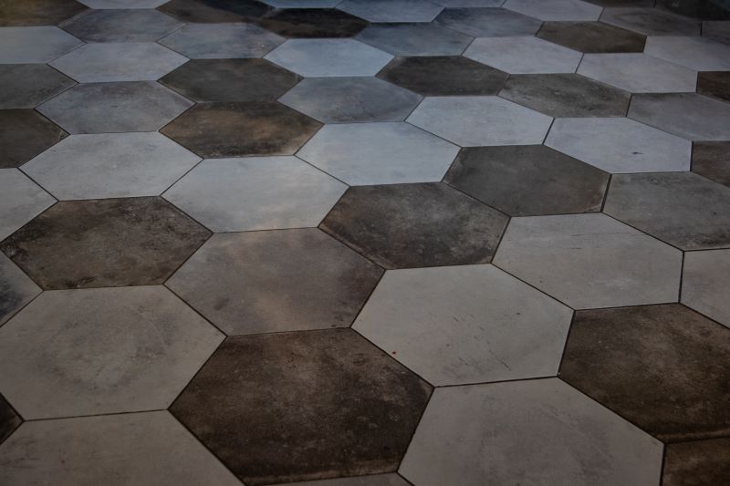 hexagon floor tile