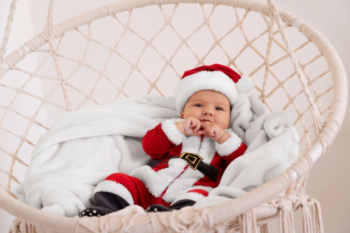 Baby's First Christmas Outfit