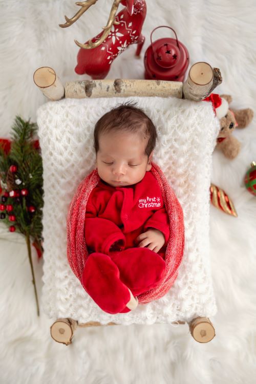 Baby's First Christmas Outfit