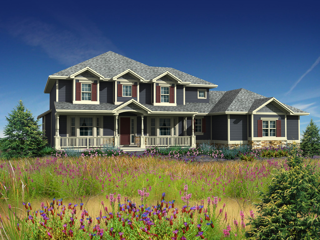 house rendering photo