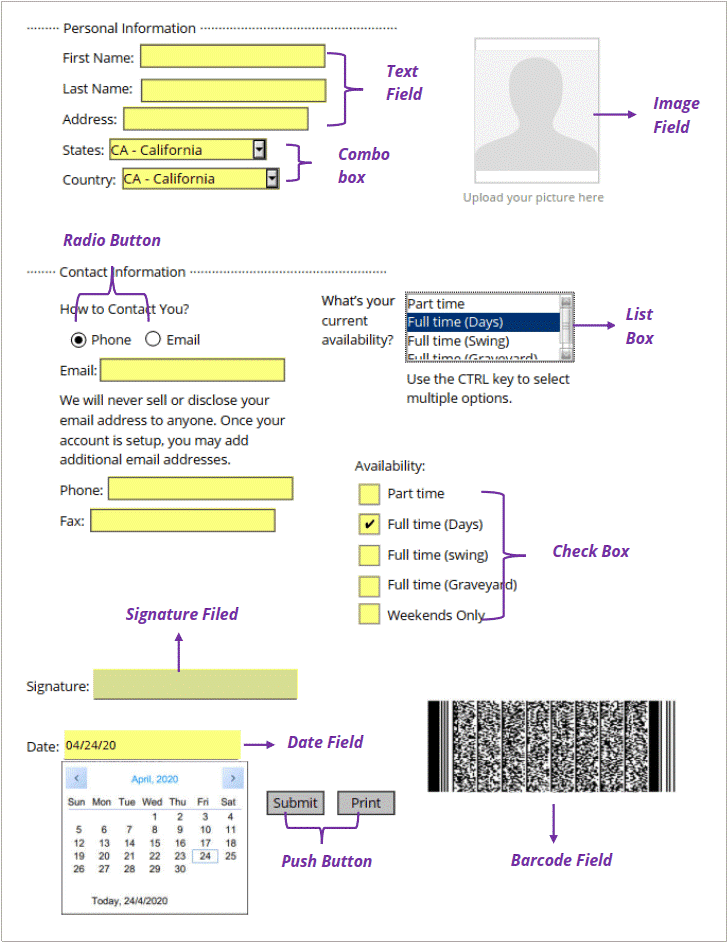 How to create fillable PDF forms