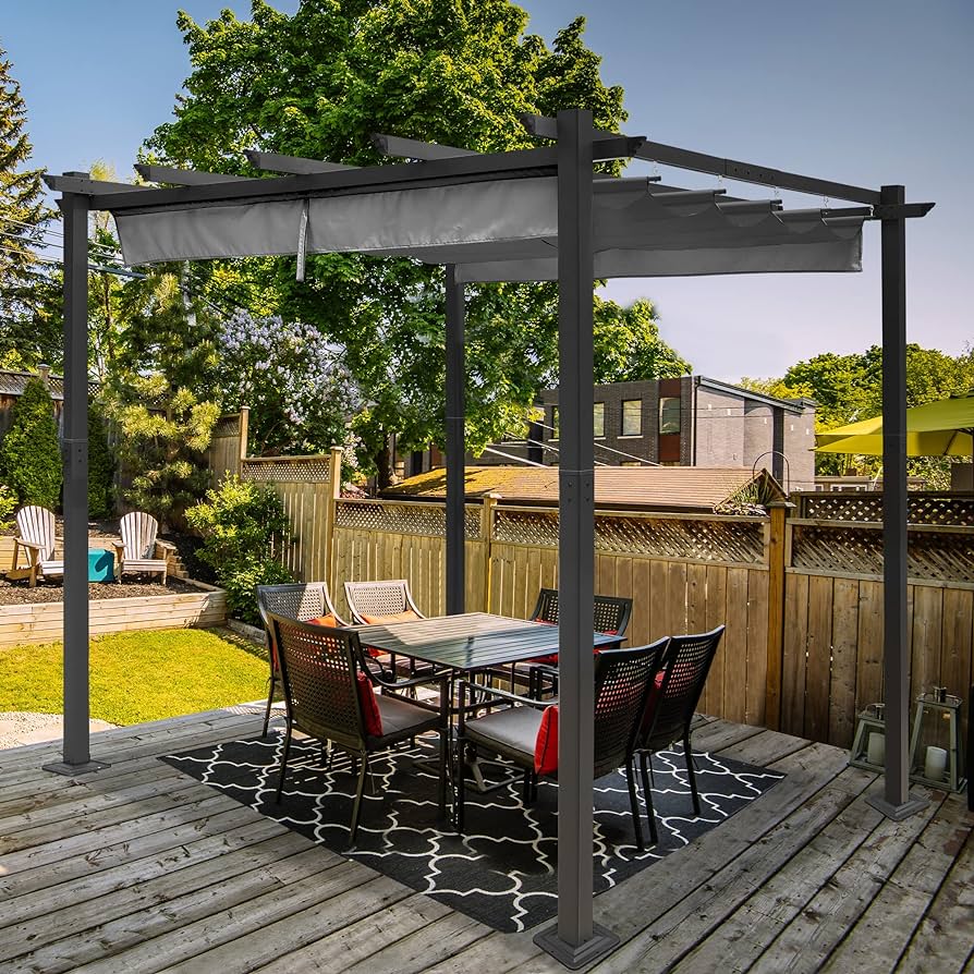 aluminum pergola