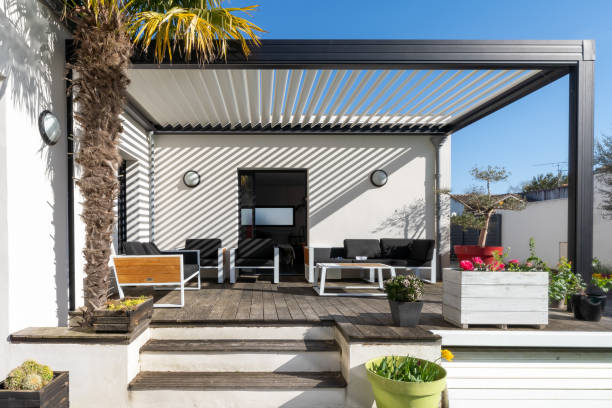 aluminum pergola