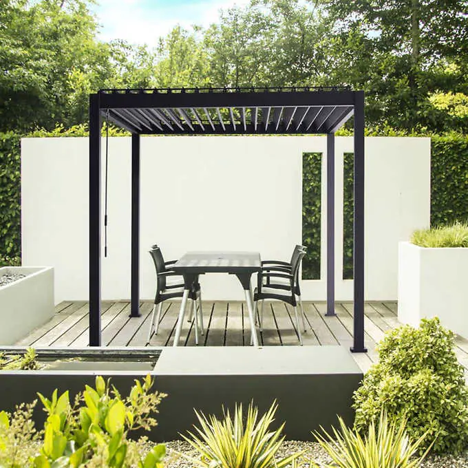 aluminum pergola