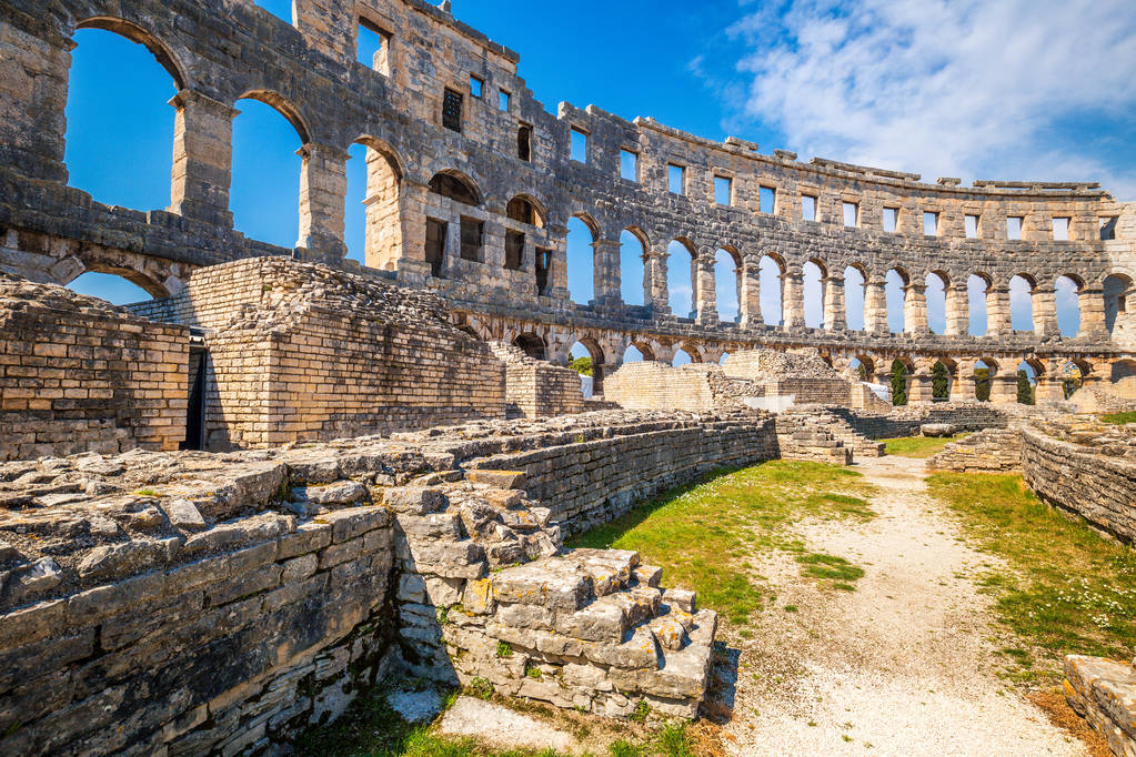 Roman ruins of Pula